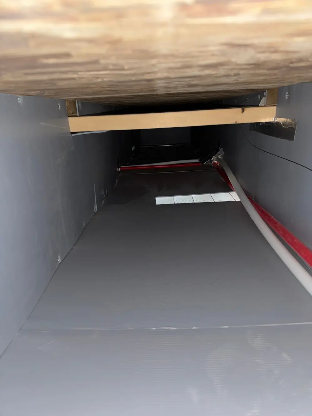 After main trunk line cleaning in Calgary