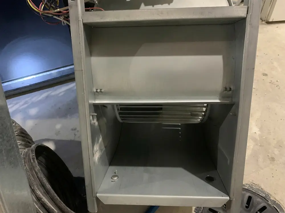 After furnace interior deep clean in Calgary