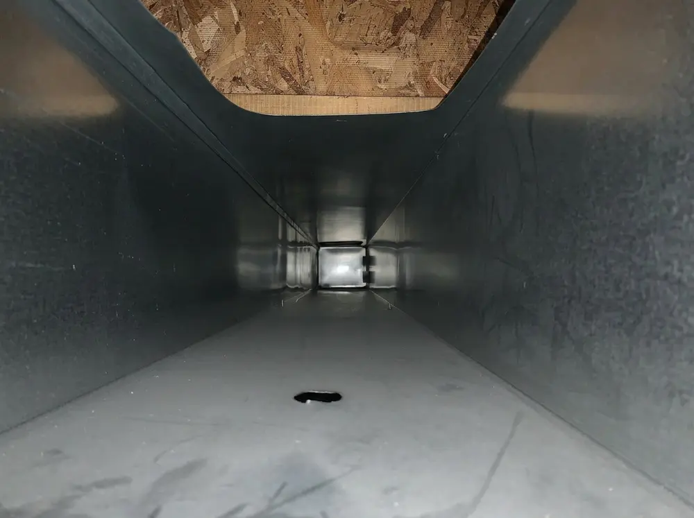 After trunk line duct cleaning in Calgary